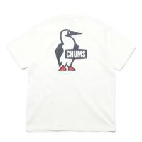 チャムス CHUMS Tシャツ 半袖 レディース ブービーロゴTシャツ CH11-2279 White | ヒマラヤ Yahoo!店
