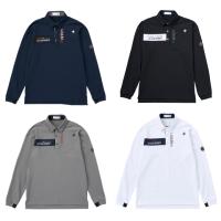 ルコックスポルティフ le coq sportif ゴルフウェア ポロシャツ 長袖 メンズ ストレッチフォーサー ベーシックデザイン長袖シャツ LG4FLS00M