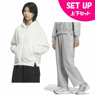 スウェット 上下 レディース（adidas／フィットネスウェア 上下セット
