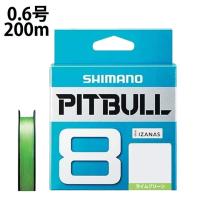 【シマノラインキャンペーン対象】シマノ SHIMANO ＰＩＴＢＵＬＬ８ ２００ｍ ０．６号 ピットブル８ ＰＥライン ライムグリーン 【メール便可】 od ‥ | ヒマラヤアウトドア専門店