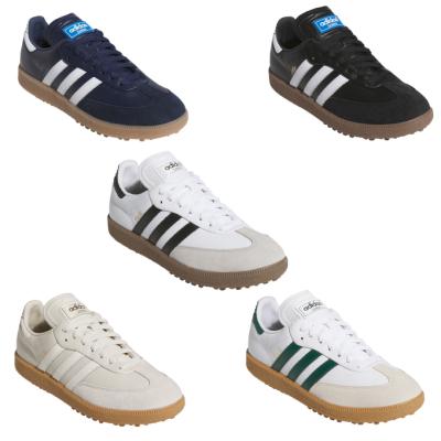 ⭐︎美品⭐︎adidas Samba 白/赤 ゴルフシューズ アディダス adidas SAMBA GOLF サンバ ゴルフ シューズ フェイク
