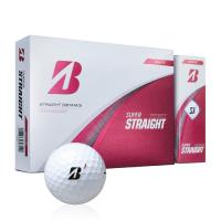 ブリヂストンゴルフ ＳＵＰＥＲ ＳＴＲＡＩＧＨＴ ２５ボール ゴルフボール 1ダース 12個入 SUPER STRAIGHT 2025 od‥ | ヒマラヤアウトドア専門店