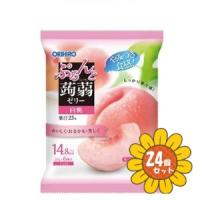 「セット販売」「オリヒロ(株)」 ぷるんと蒟蒻ゼリー パウチ 白桃(20g*6個入) 24袋セット 「フード・飲料」 | ひまわりの薬屋
