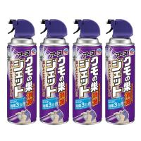 アース製薬 クモの巣消滅ジェット 450mL×4本パック | 姫路流通センター