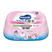 ユニ・チャーム ムーニー おしりふき やわらか厚手 本体 60枚 ワンプッシュオープン | 姫路流通センター