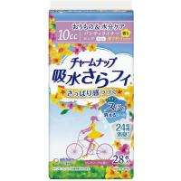 チャームナップ 吸水さらフィ 10cc ピュアソープの香り 28枚 パンティライナー ロング 19cm (軽い尿モレの方) | 姫路流通センター