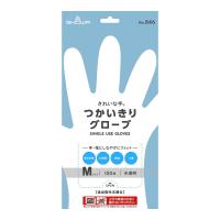 【送料無料】 ショーワグローブ #846 きれいな手 つかいきりグローブ 100枚入 M 半透明 1個 | 姫路流通センター