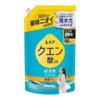 (まとめ買い×3個セット)P&amp;G レノア クエン酸in 超消臭 部屋干し フレッシュグリーンの香り つめかえ用 超特大サイズ 1110mL (送料無料) | 姫路流通センター