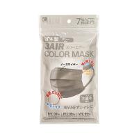 【まとめ買い×5個セット】エレネ 3AIR スリーエア カラーマスク COLOR MASK グレー 7枚入 | 姫路流通センター