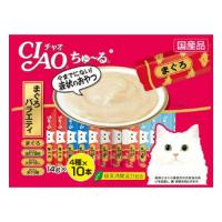 (まとめ買い×5個セット)いなば チャオちゅ~る まぐろ バラエティ 4種×10本入 (送料無料) | 姫路流通センター