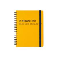 デルフォニックス手帳 2024年版2023年10月始まり ロルバーンダイアリー L（イエロー） | hinaharu