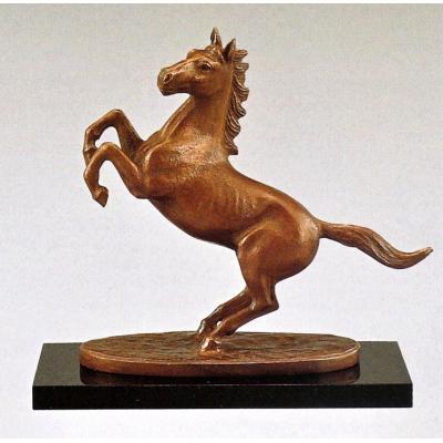 勇馬　置物　レトロ　アンティーク　骨董品　高岡銅器　敷台付　美術鋳物 楽天市場】勇馬（置物｜インテリア小物・置物）：インテリア