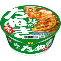 マルちゃん 緑のたぬき天そば 東 ( 101g×12個 / ケース販売 ) カップ麺 そば ( 天揚げ/ 小えび天 ) 関東風だし 東洋水産 | ひのや