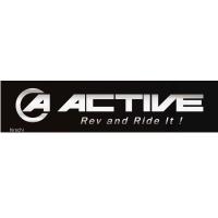 1999124 アクティブ ACTIVE AC メタルステッカー (24mmx100mm) HD店 | ヒロチー商事 2号店