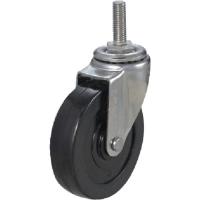 【メーカー在庫あり】 ET-100RH-M12-35 ねじ込み式 自在 キャスター ゴム 車輪径100mm Eタイプ ET型 ネジ寸法M12×35ピッチ1.75 HD店 | ヒロチー商事 2号店