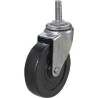 【メーカー在庫あり】 ET-125RH-M12-35 ねじ込み式 自在 キャスター ゴム 車輪径125mm Eタイプ ET型 ネジ寸法M12×35ピッチ1.75 HD店 | ヒロチー商事 2号店