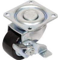 【メーカー在庫あり】 HG-65GNBS プレート式 自在 低床キャスター 強化ナイロン 車輪径65mm ストッパー付き Hタイプ HG-S型 取付寸法71×71 HD店 | ヒロチー商事 2号店