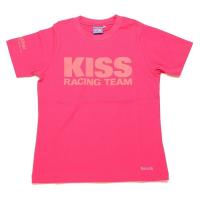 【メーカー在庫あり】 K1345P07 キジマ KISS Racing Team Tシャツ ピンク Lサイズ HD店 | ヒロチー商事 2号店