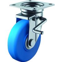 【メーカー在庫あり】 MCBJB-200(R) プレート式 自在 キャスター モノマーキャストナイロン 車輪径200mm 取付寸法115×115(105×105) HD店 | ヒロチー商事 2号店