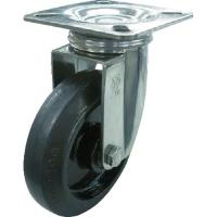 【メーカー在庫あり】 SUS-NRJ-130 プレート式 自在 ステンレスキャスター ゴム 車輪径130mm Jタイプ SUS-J型 取付寸法82×82(75×75) HD店 | ヒロチー商事 2号店