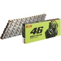 4525516248198 DID 大同工業 チェーン 520VR46シリーズ シルバー/ゴールド 108L カシメ SP店 | ヒロチー商事3号店