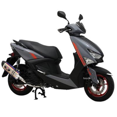 ヤマハ シグナスグリファス用　ヨシムラ サイクロンマフラー チタンブルー　中古 シグナスグリファスマフラー（ヨシムラ／車、バイク、自転車）の