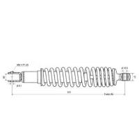 【メーカー在庫あり】 RS-GGM NTB リアショック ベンリィ 331mm 52400-GGM-901 JP | ヒロチー商事 1号店