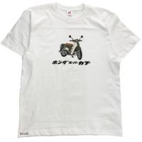 2301HD01-04 ホンダ レトロスーパーカブ プリントTシャツ オフホワイト XLサイズ JP店 | ヒロチー商事 1号店