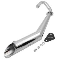 【メーカー在庫あり】 HE1005M ハリケーン SS-1スラッシュカットマフラー(ショートタイプ） マグナ50 JAZZ JP店 | ヒロチー商事 1号店