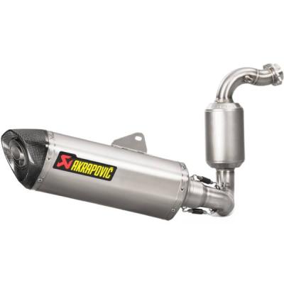AKRAPOVIC BMW G310r/GS用フルエキマフラー カーボン BMW G 310 R/GS 17-23 レーシングライン カーボン フル