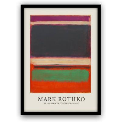 【美品】マーク・ロスコ A RETROSPECTIVE ポスター　額装済み 美品】マーク・ロスコ A RETROSPECTIVE ポスター 額装済み Untitled