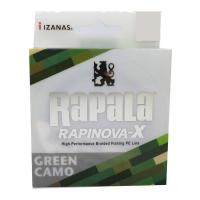 Rapala(ラパラ) PEライン ラピノヴァX カモパターン 100m 8号 110lb 4本編み グリーンカモ RLX100M80GC | ヒーローズ