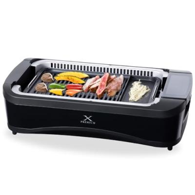 山善] 煙の少ない 焼肉プレート XGRILL PREMIUM ワイドサイズ 吸煙機能