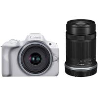 【送料無料】キヤノン てのひら本格ミラーレス EOS R50 ダブルズームキット ホワイト | hit-market