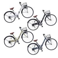 【送料無料】マイパラス自転車 折畳シティサイクル26・6段ギア V形フレーム パンクしにくい自転車 MC507 JIS耐振動試験合格品 | hit-market