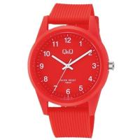 【ゆうパケットで送料無料】シチズン時計 Q＆Q 腕時計 10気圧防水 レッド 見やすい腕時計 VS40-007 | hit-market