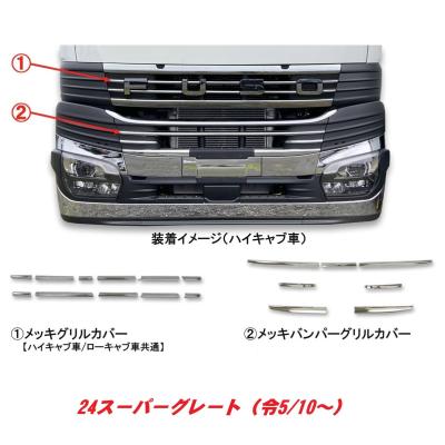 三菱ふそう メッキフロントカバー MC976279 新品未開封 常陸美装Yahoo!ショップ - 大型｜Yahoo!ショッピング