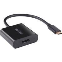 バッファロー ディスプレイ変換アダプタ USB Type-C - HDMI ブラック BDCHDBK | ヒットライン