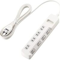 エレコム 個別スイッチ付 省エネタップ T-E5A-2430WH | ヒットライン