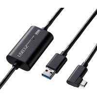 サンワサプライ USB3.2 A-TypeCロングケーブル(5m・VRヘッドセット対応) KB-USB-RLC305 | ヒットライン