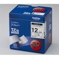 ブラザー工業 TZeテープ ラミネートテープ(白地/黒字)12mm 5本パック TZE-231V | ヒットライン