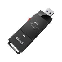 バッファロー PC対応 USB3.2(Gen2) TV録画 スティック型SSD 500GB ブラック Type-C付属 SSD-SCT500U3-BA | ヒットライン