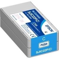 エプソン SJIC22PC TM-3500C用 インクカートリッジ(シアン) SJIC22PC | ヒットライン