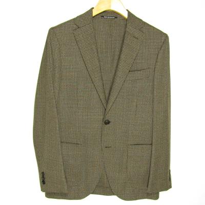 GREEN LABEL RELAXING【美品】 ダブル チェック ブラウン green label relaxing（グリーンレーベルリラクシング）の「◇FM