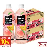 ミニッツメイド ピーチレモネード 600ml 48本(24本×2ケース) ペットボトル 桃 ピーチ レモン ゼロカロリー ゼロシュガー 送料無料 まとめ買い 箱買い | ほっかいどう物産館