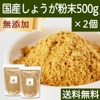 しょうが 粉末 500g×2個 生姜 パウダー ショウガ 粉末 国産 送料無料 | 青汁・健康粉末の健康生活研究所