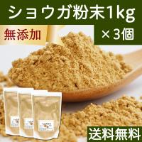 ショウガ 粉末 1kg×3個 生姜 パウダー しょうが 粉末 ジンジャー | 青汁・健康粉末の健康生活研究所