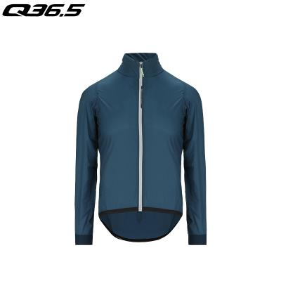 Q36.5 ダブル防風　サイクル　ジャケット　M ネイビー Q36.5,2025 FW 秋冬ウェア NEC | SUNNYSIDE松谷サイクルWEB店