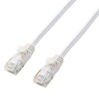 【ELECOM(エレコム)】LANケーブル Cat6A やわらか ツメが折れないカバー 7m ホワイト RJ45コネクタ 10Gbps RoHS指令準拠(10物質)[▲][EL] | スマホグッズのホビナビ