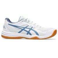 【asics/アシックス】24.5cm UPCOURT 5 バドミントン シューズ (メンズ)  ホワイト×Dブルー 1071A086 [▲][ZX] | スマホグッズのホビナビ